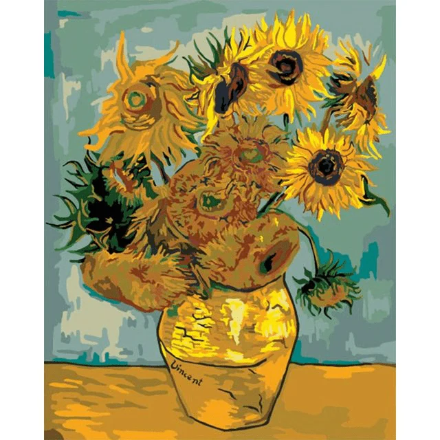 Paint By Numbers | Sunflowers in Bloom