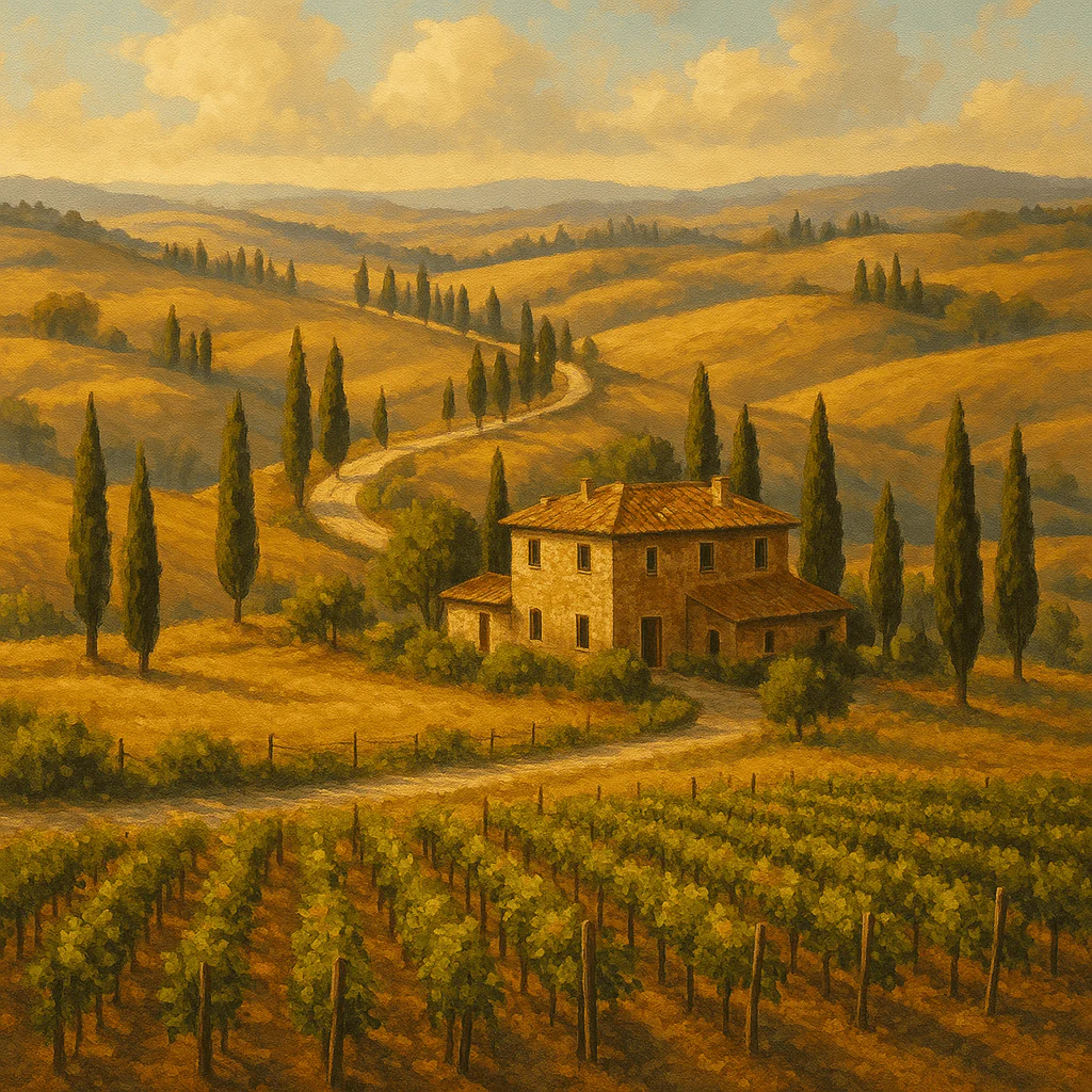 Paint By Numbers | Tuscan Countryside