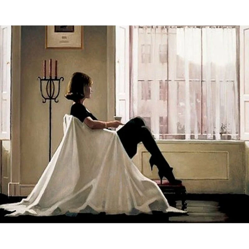 Paint By Numbers | Woman in Deep Thoughts