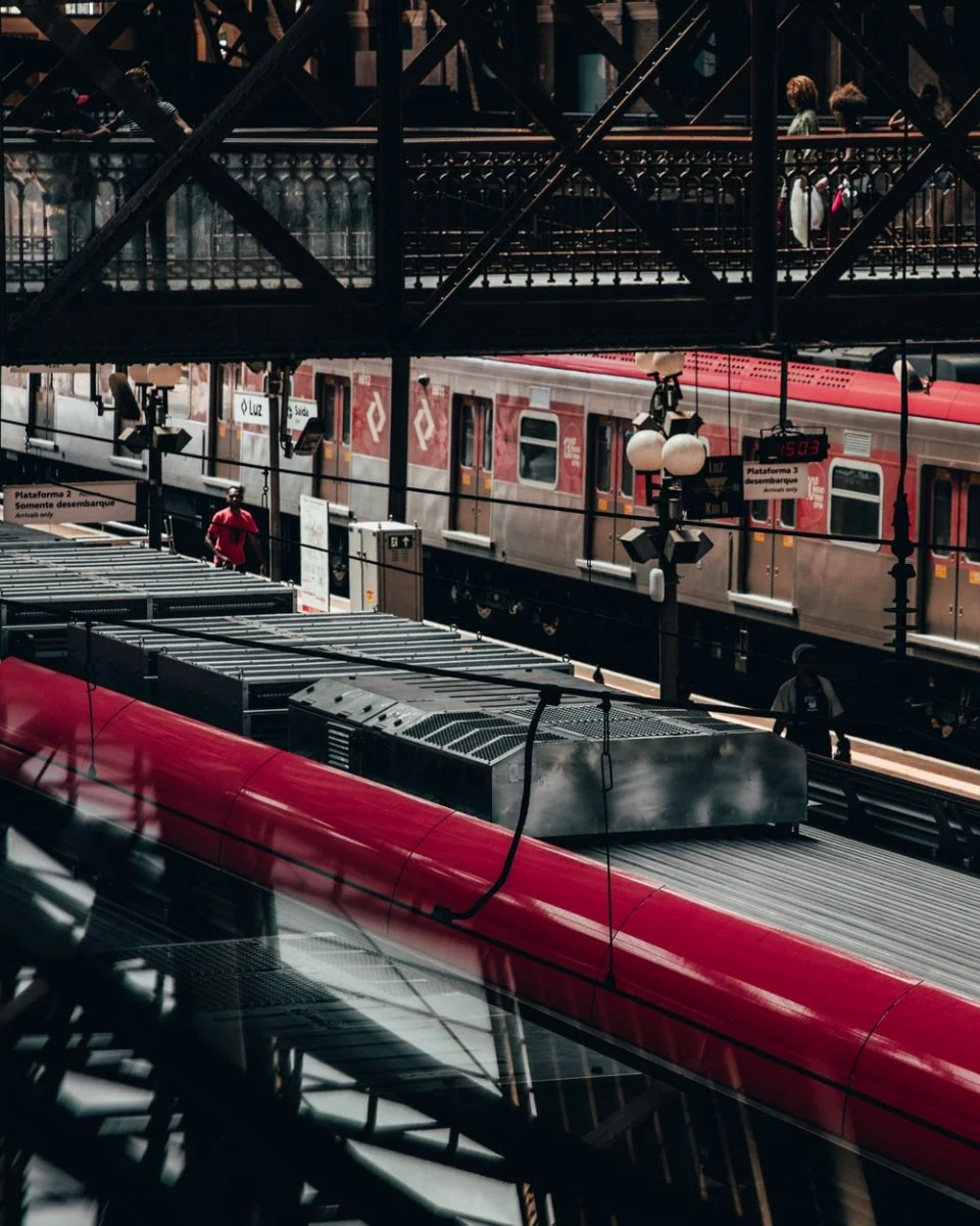 Paint By Numbers | People Along Train Station