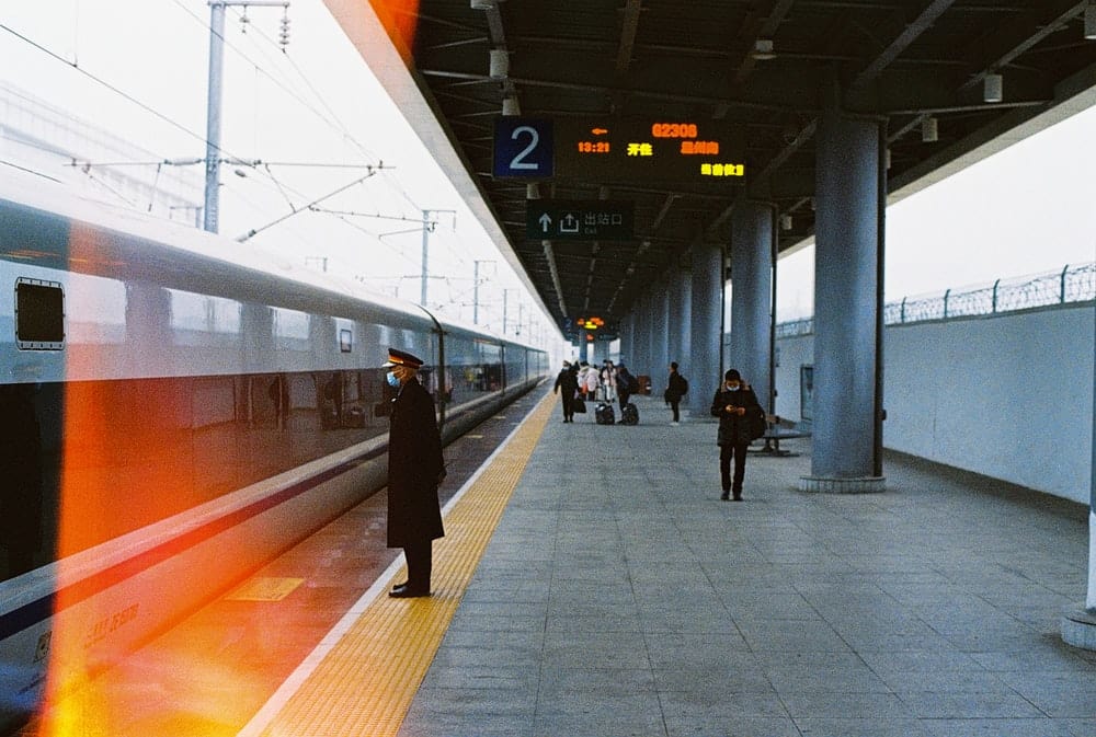 Paint By Numbers | Zhuzhou - People Walking On Train Station