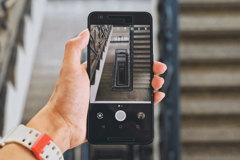 Paint By Numbers | Luzhou - Person Holding Android Smartphone Displaying Camera
