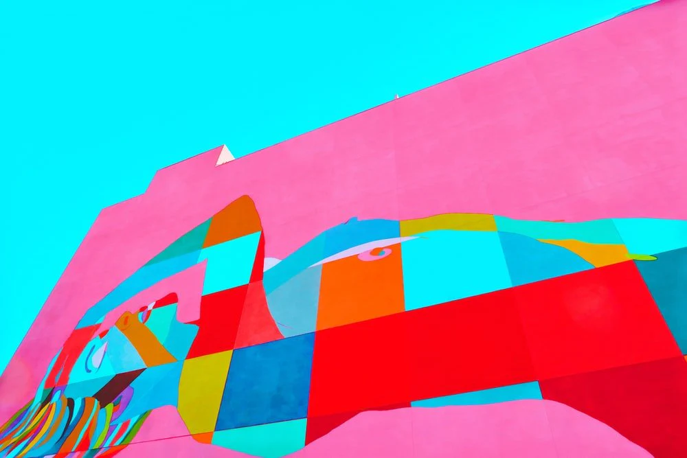 Paint By Numbers | Pink And Multicolored Wall Painting