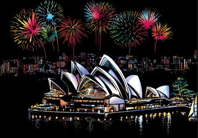 Royal Opera House Sydney | Scratch Art Kit