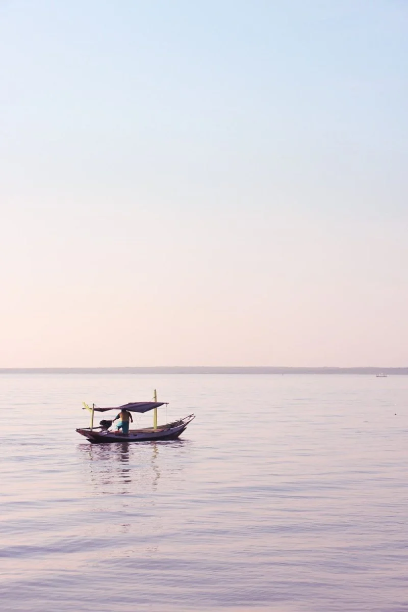 Paint By Numbers | Surabaya - Rule Of Thirds Photography Unknown Person Riding On Boat