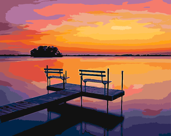 Paint By Numbers | Beaver - Selective Focus Photography Of Dock