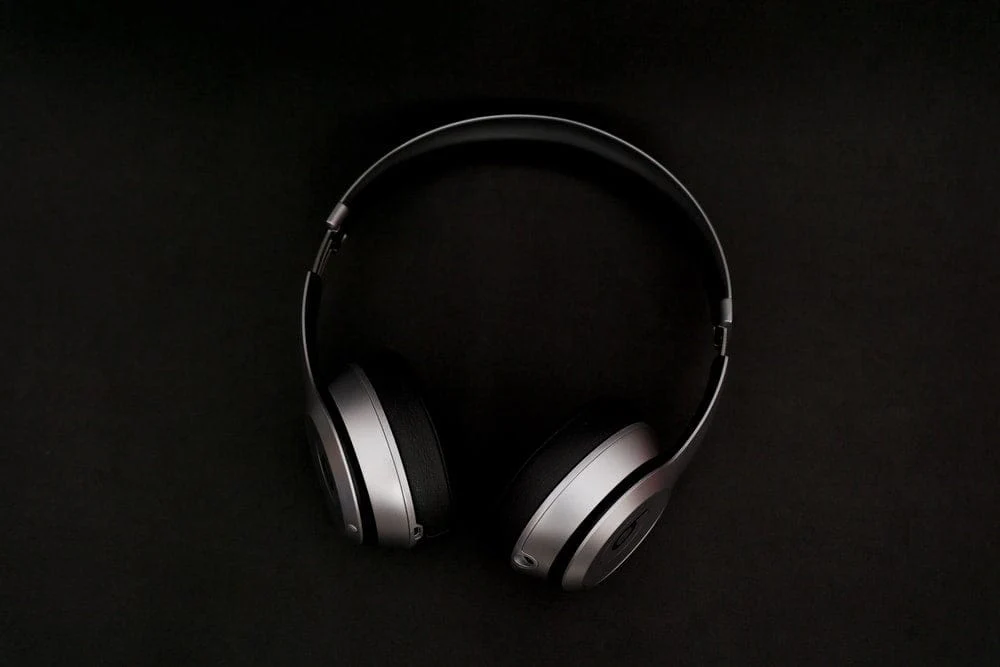 Paint By Numbers | Zhangjiakou - Silver Headphones On Top Of Black Surface
