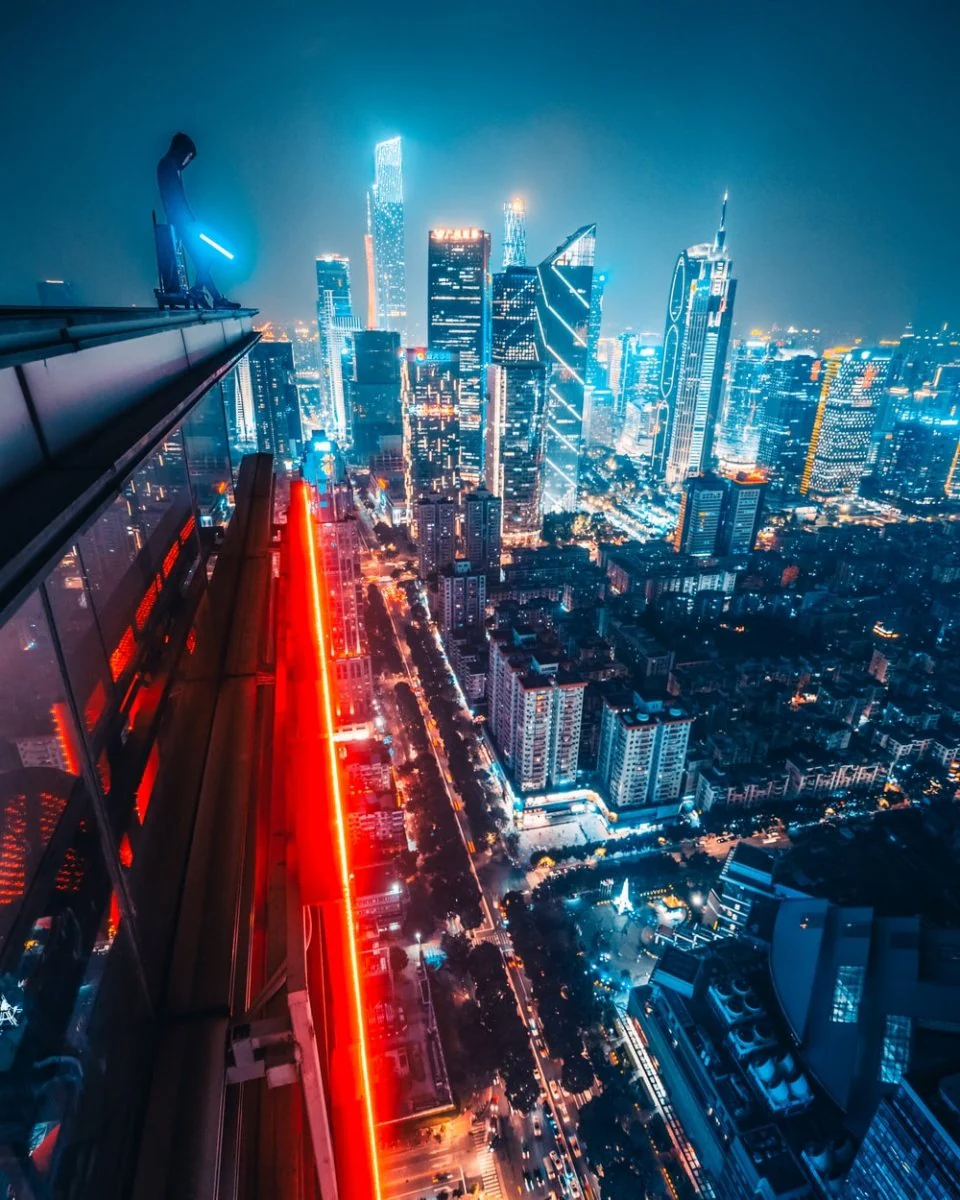 Paint By Numbers | Guangzhou - Time Lapse Photo Of High Rise Buildings