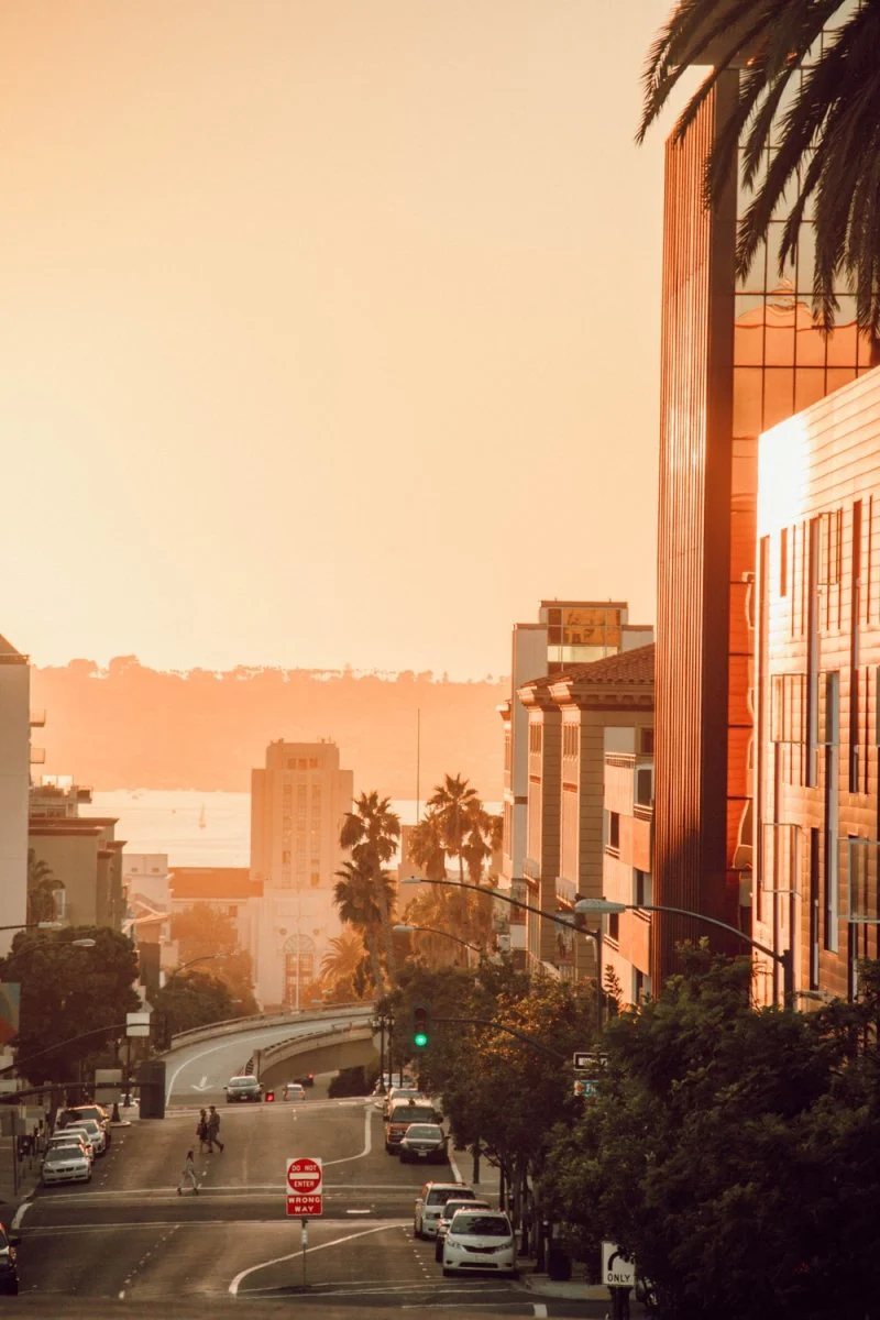 Paint By Numbers | San Diego - Vehicles On Road Beside Buildings During Daytime