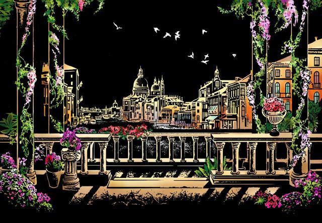 Venice Italy Landscape | Scratch Art Kit