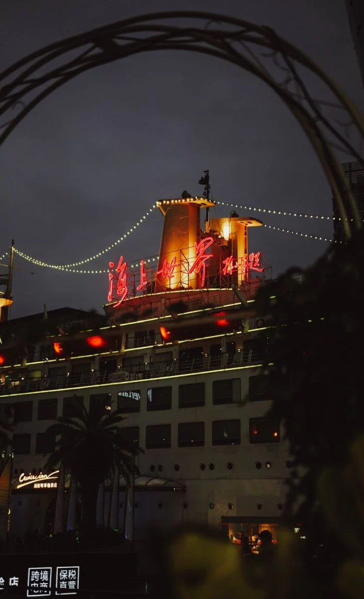 Paint By Numbers | Shenzhen - White And Black Ship On Dock During Night Time