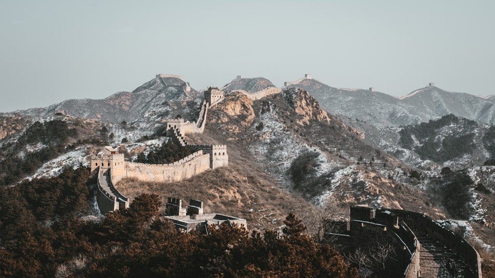 Paint By Numbers | Chengde - White And Brown Concrete Building Near Mountain During Daytime