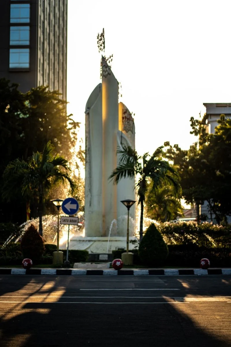 Paint By Numbers | Surabaya - White Cement Fountain