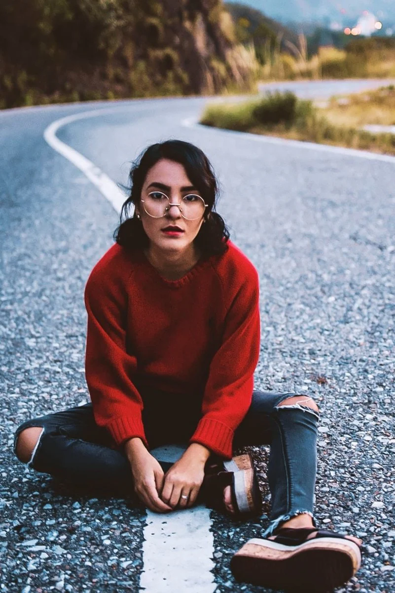 Paint By Numbers | Woman Wearing Red Sweater