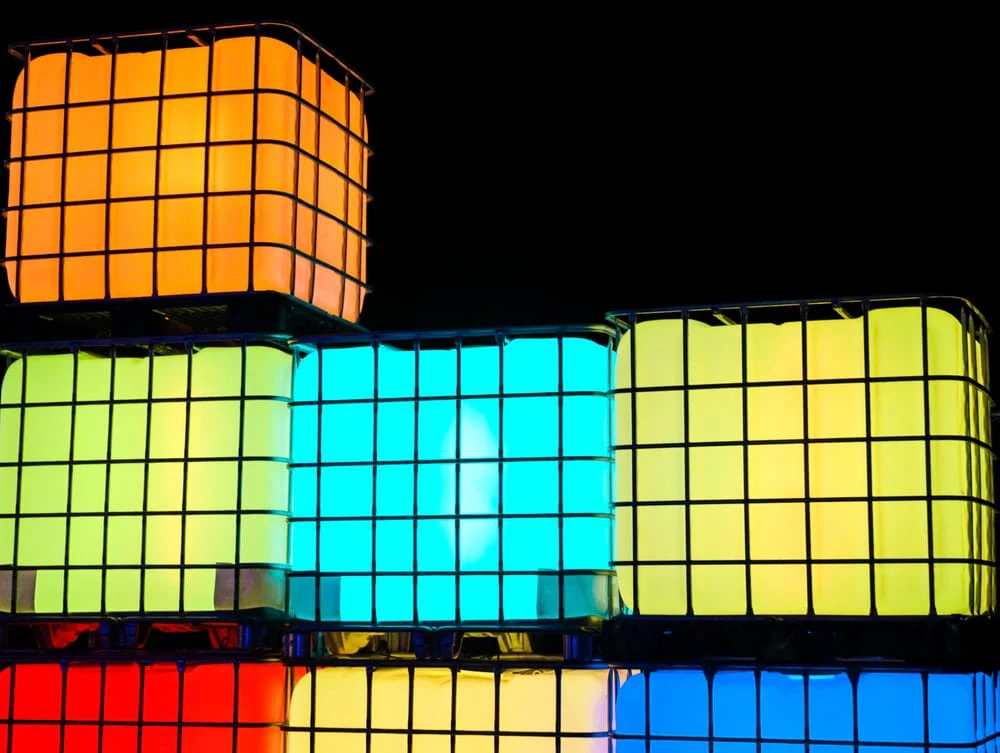 Paint By Numbers | Yellow Blue And Red Building